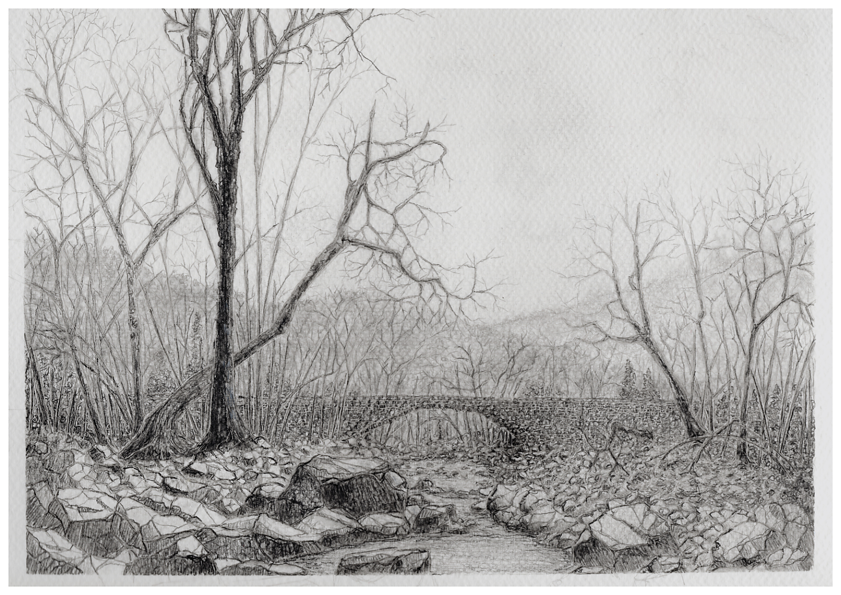 Mountain Stream and Masonry