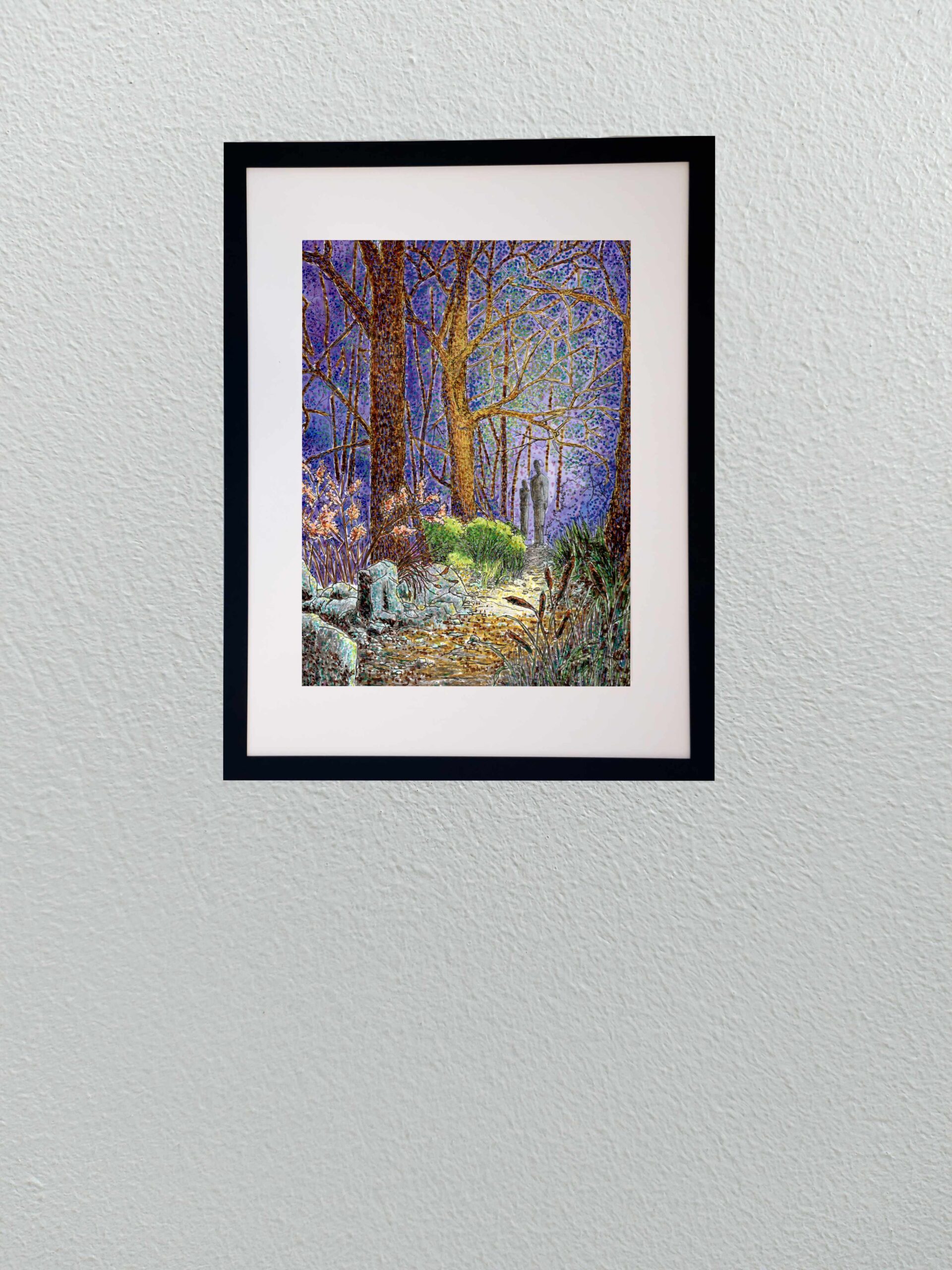 Wall-with-frame