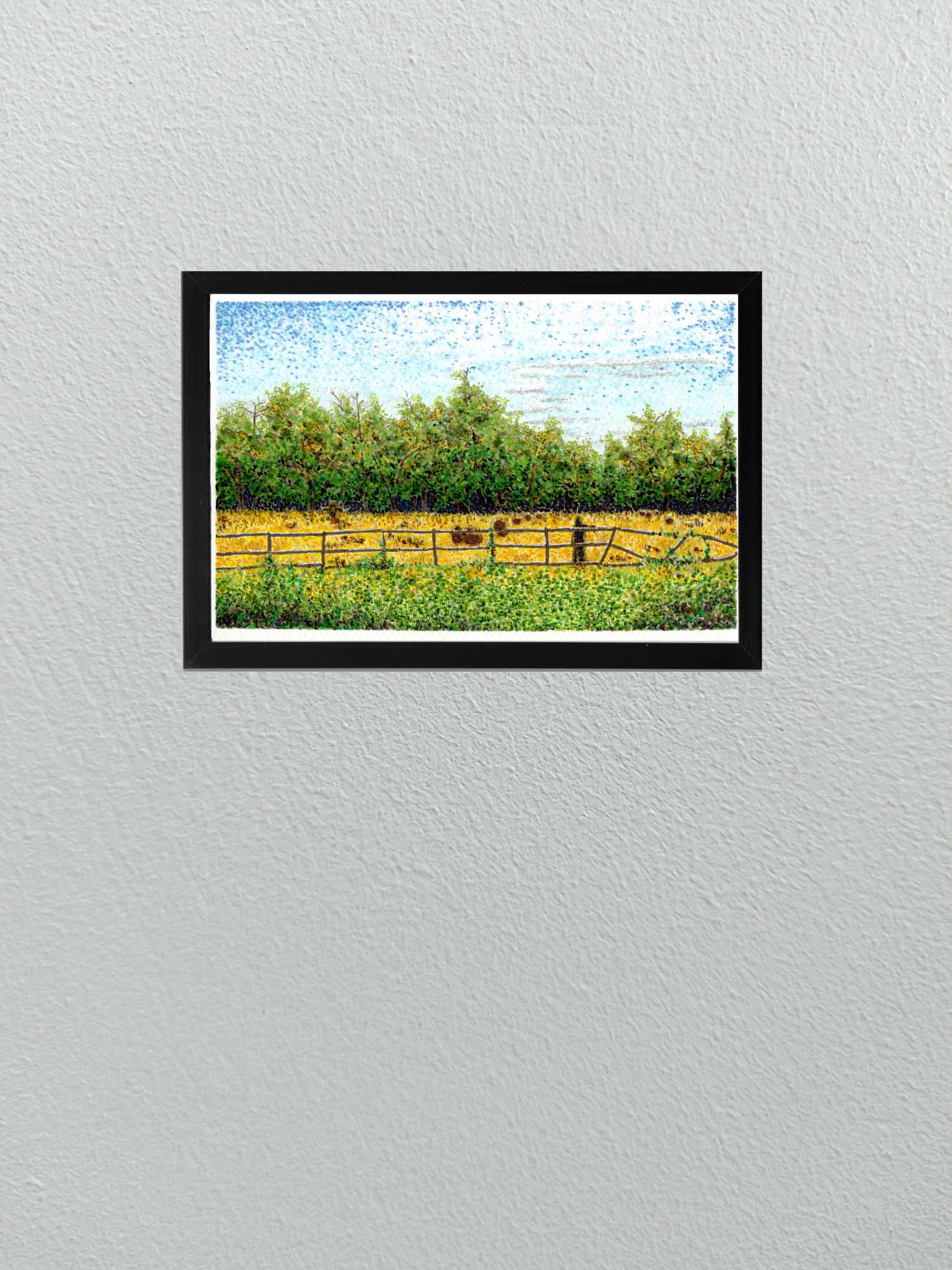Wall-with-frame